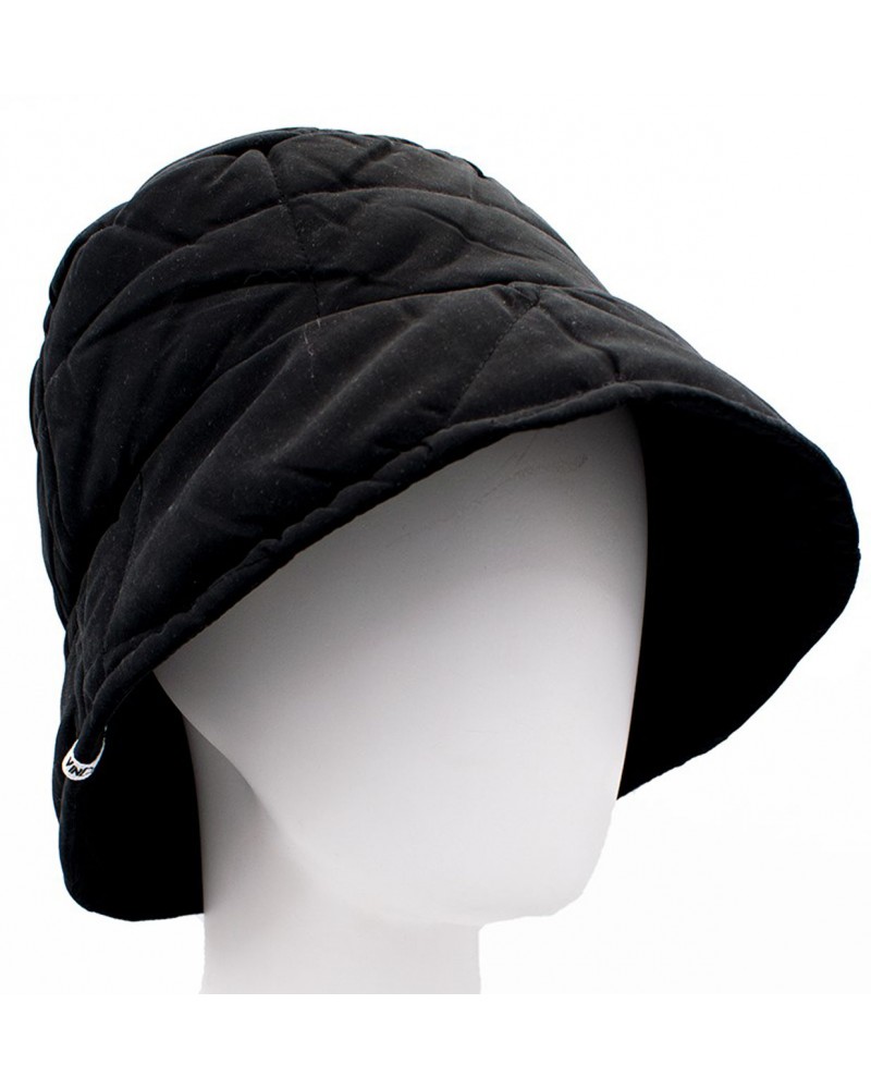 VIND.GR  Καπέλο bucket, μαύρο, padded - AW2022_CHIARA_PDD_BCKT_BLACK