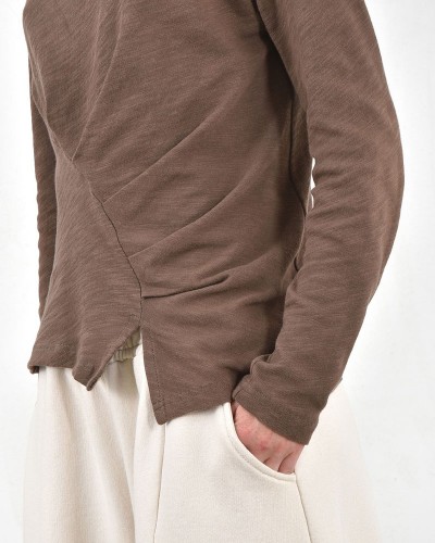 HEEL ΤΡΙΚΟΤ ΜΠΛΟΥΖΑ ΖΙΒΑΓΚΟ ΜΕ ΠΙΕΤΕΣ - 54-106008