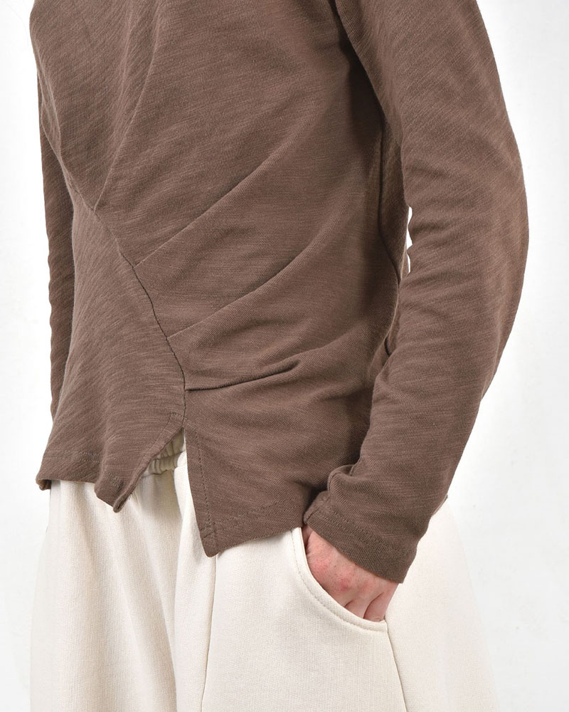 HEEL ΤΡΙΚΟΤ ΜΠΛΟΥΖΑ ΖΙΒΑΓΚΟ ΜΕ ΠΙΕΤΕΣ - 54-106008