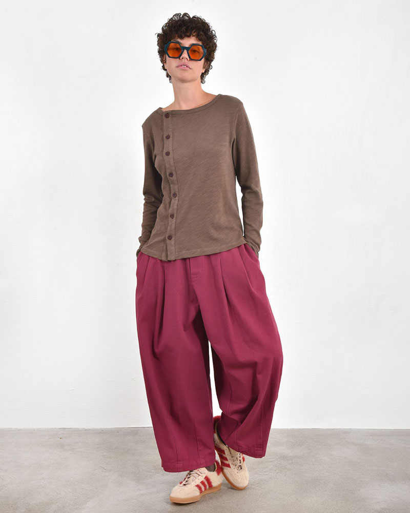 HEEL ΤΡΙΚΟΤ ΜΠΛΟΥΖΑ-ΖΑΚΕΤΑΚΙ - 54-106009