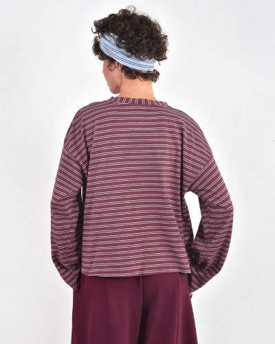 HEEL ΜΑΚΟ ΡΙΓΕ ΜΠΛΟΥΖΑ ΦΑΡΔΙΑ ΛΑΙΜΟΚΟΨΗ - 54-152001