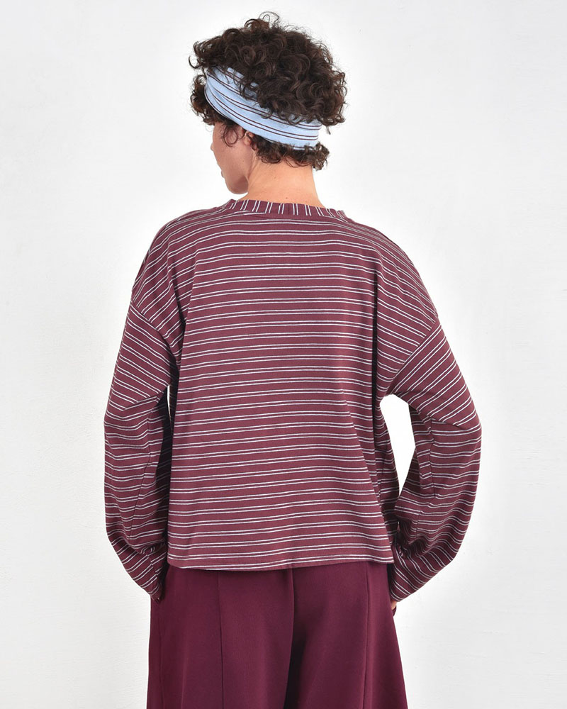 HEEL ΜΑΚΟ ΡΙΓΕ ΜΠΛΟΥΖΑ ΦΑΡΔΙΑ ΛΑΙΜΟΚΟΨΗ - 54-152001