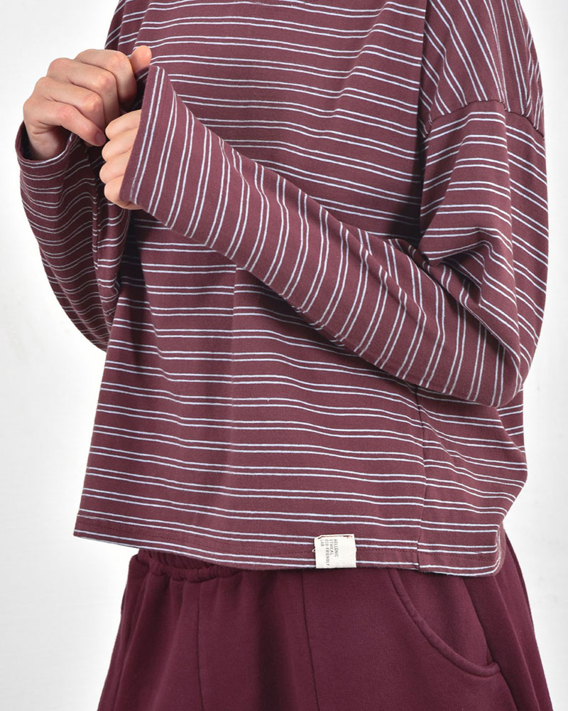 HEEL ΜΑΚΟ ΡΙΓΕ ΜΠΛΟΥΖΑ ΦΑΡΔΙΑ ΛΑΙΜΟΚΟΨΗ - 54-152001