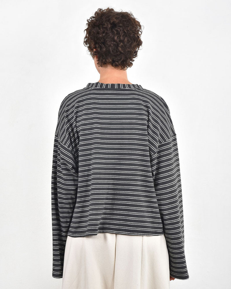 HEEL ΜΑΚΟ ΡΙΓΕ ΜΠΛΟΥΖΑ ΦΑΡΔΙΑ ΛΑΙΜΟΚΟΨΗ - 54-152001