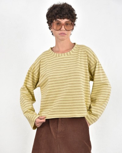 HEEL ΜΑΚΟ ΡΙΓΕ ΜΠΛΟΥΖΑ ΦΑΡΔΙΑ ΛΑΙΜΟΚΟΨΗ - 54-152001