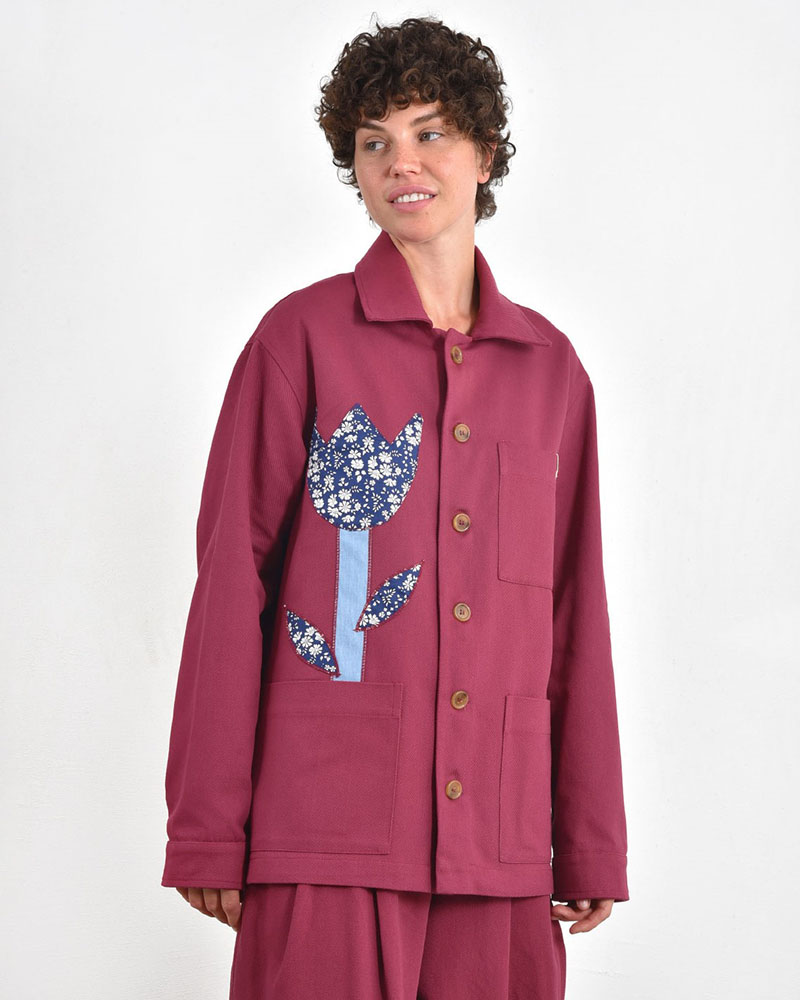 HEEL ΚΑΠΑΡΝΤΙΝΑ ΣΑΚΑΚΙ ΜΕ ΤΣΕΠΕΣ "TULIP" - 54-191003