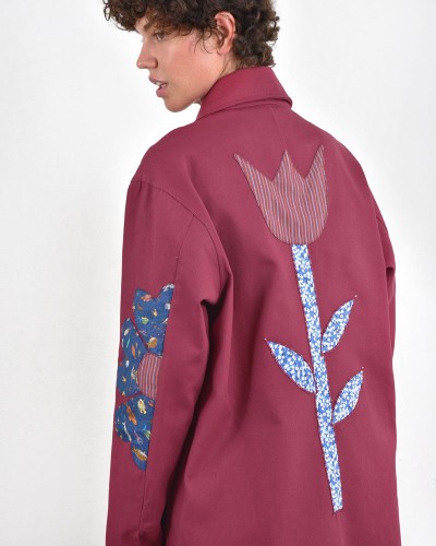 HEEL ΚΑΠΑΡΝΤΙΝΑ ΣΑΚΑΚΙ ΜΕ ΤΣΕΠΕΣ "TULIP" - 54-191003