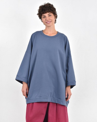 HEEL ΦΟΥΤΕΡ ΣΤΑΘΕΡΟ ΜΠΛΟΥΖA OVERSIZE "BIKER" - 54-205003