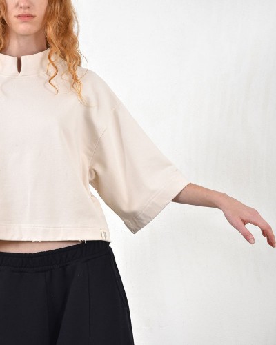 HEEL ΦΟΥΤΕΡ ΣΤΑΘΕΡΟ TOP CROP ΖΙΒΑΓΚΟ - 54-205007