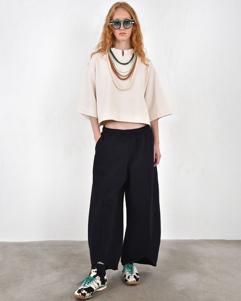 HEEL ΦΟΥΤΕΡ ΣΤΑΘΕΡΟ TOP CROP ΖΙΒΑΓΚΟ - 54-205007