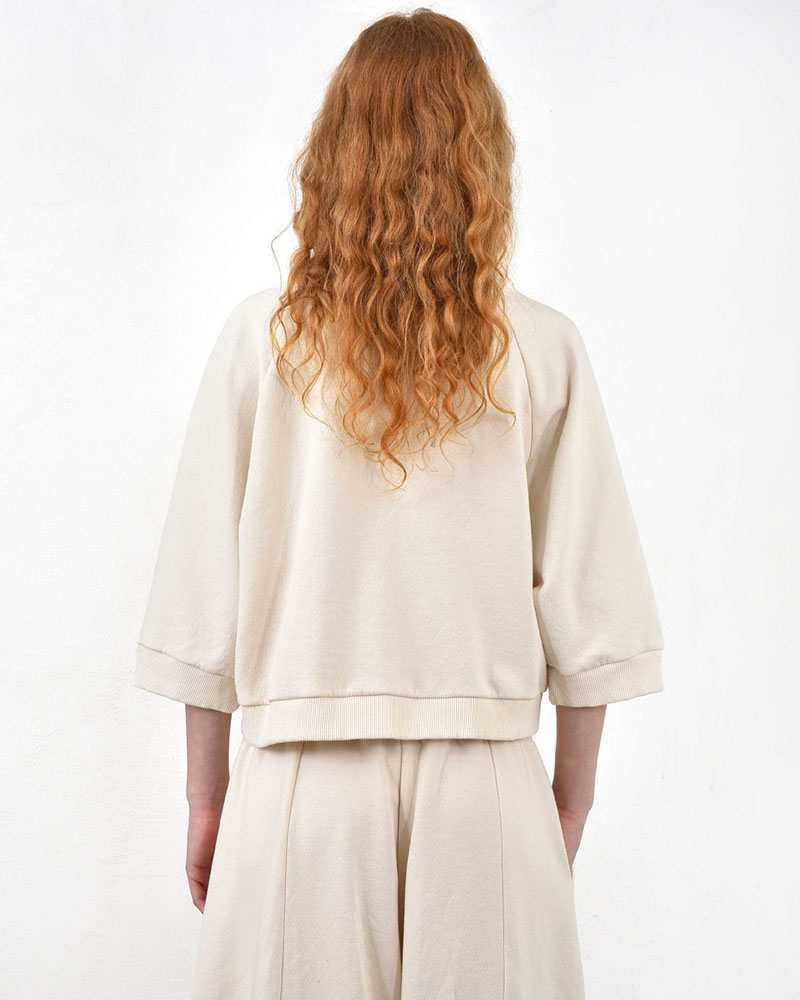 HEEL ΦΟΥΤΕΡ CROP TOP ΖΑΚΕΤΑΚΙ ΜΕ ΤΣΕΠΕΣ - 54-208002