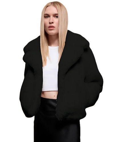 SPLENDID S' Γυναικείο κοντό πανωφόρι από συνθετική γούνα - 54-101-051 SPLENDID S' Γυναικείο κοντό πανωφόρι από συνθετική γούνα - 54-101-051