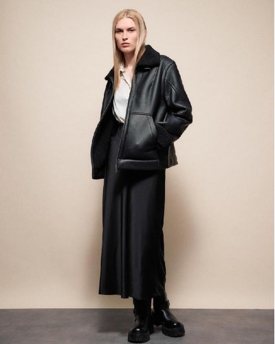 SPLENDID S' Γυναικείο κοντό πανωφόρι από δερματίνη - 54-101-061 SPLENDID S' Γυναικείο κοντό πανωφόρι από δερματίνη - 54-101-061