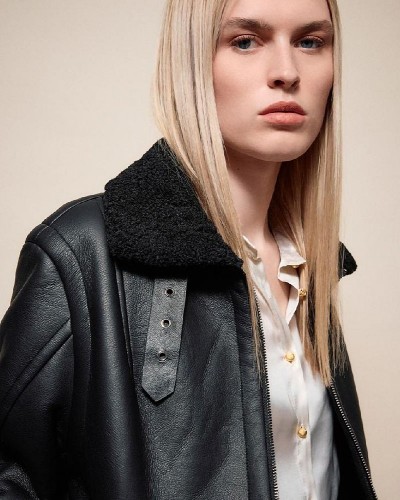 SPLENDID S' Γυναικείο κοντό πανωφόρι από δερματίνη - 54-101-061 SPLENDID S' Γυναικείο κοντό πανωφόρι από δερματίνη - 54-101-061