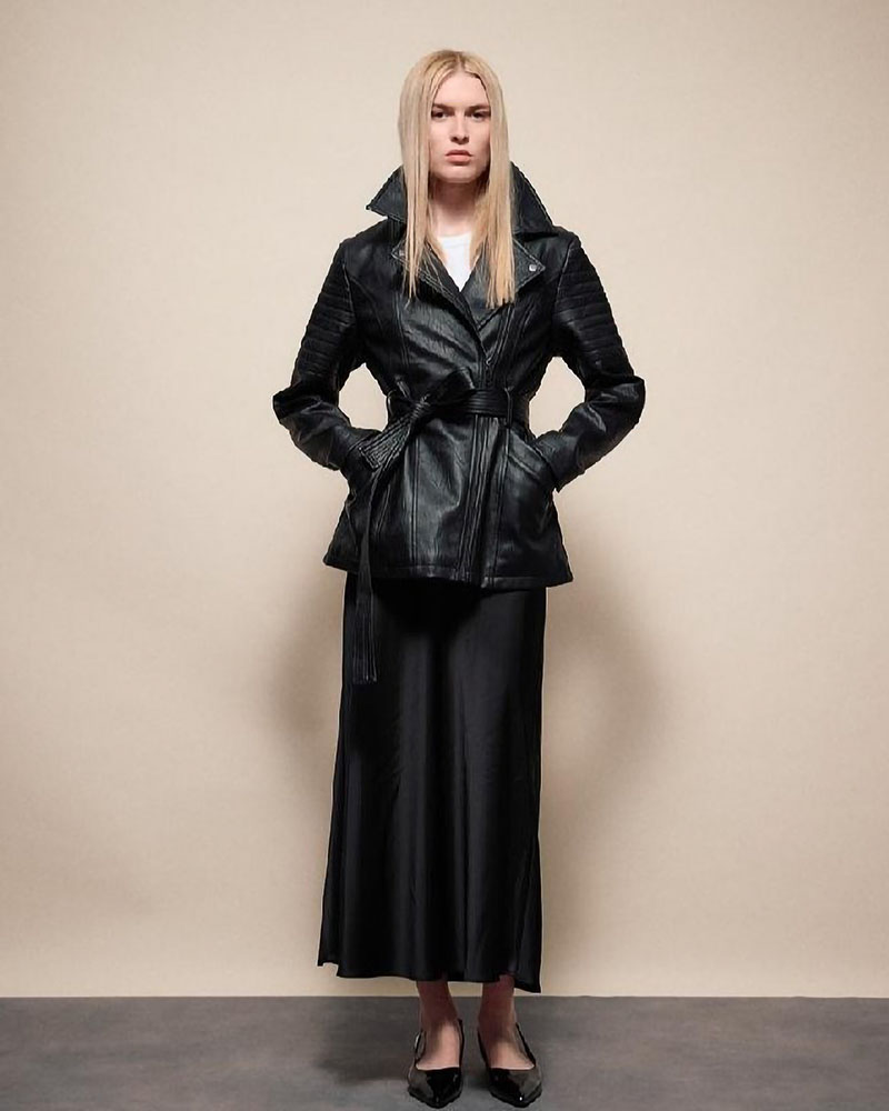 SPLENDID S' Γυναικείο demi πανωφόρι από δερματίνη - 54-101-084