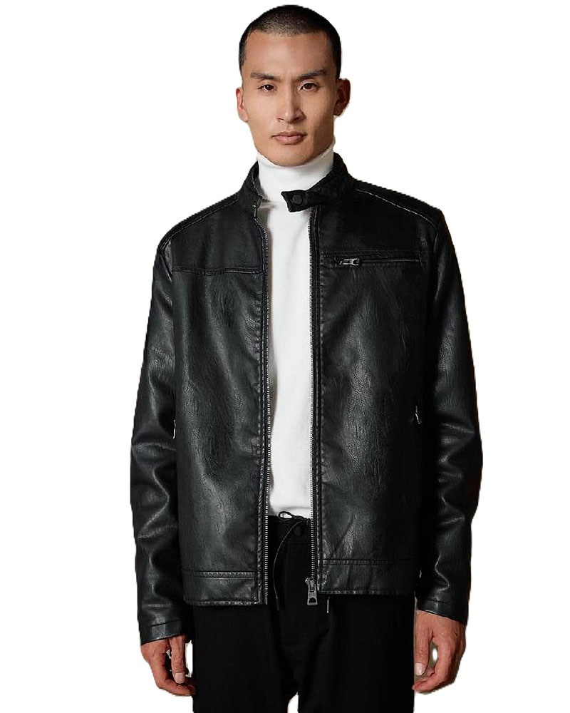 BISTON B' Ανδρικό πανωφόρι από δερματίνη - 54-201-007