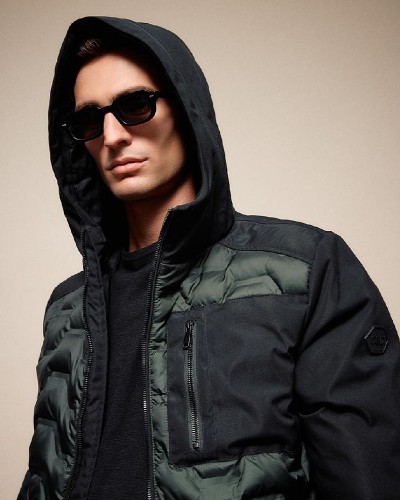 SPLENDID S' Ανδρικό κοντό πανωφόρι με κουκούλα - 54-201-026