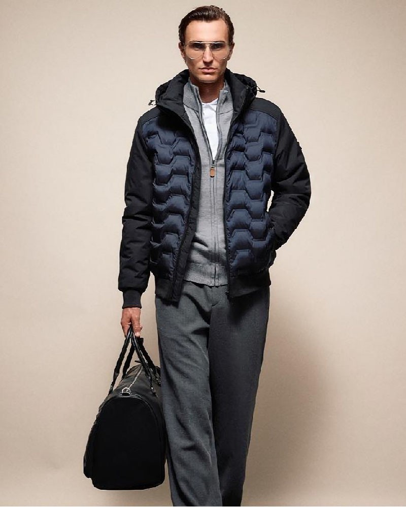 SPLENDID S' Ανδρικό κοντό πανωφόρι με κουκούλα - 54-201-026