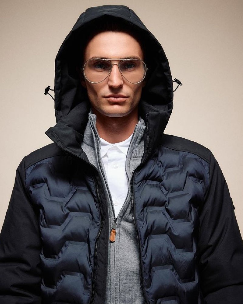 SPLENDID S' Ανδρικό κοντό πανωφόρι με κουκούλα - 54-201-026