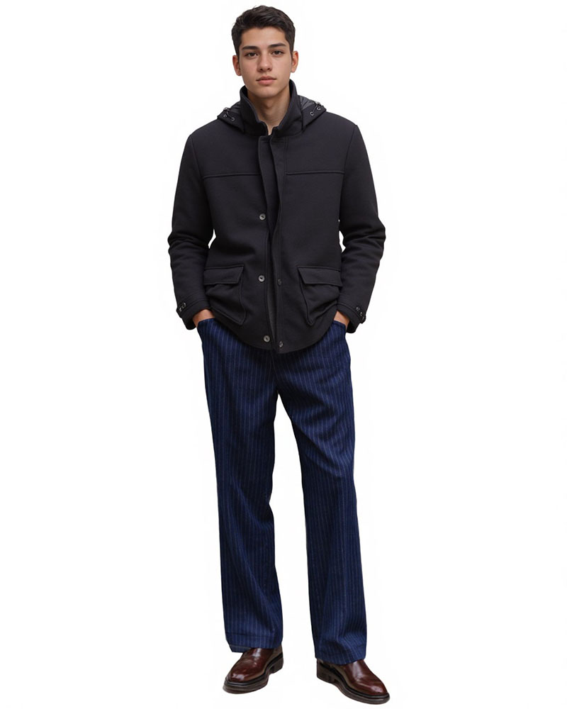 SPLENDID S' Ανδρικό demi πανωφόρι με κουκούλα - 54-201-061