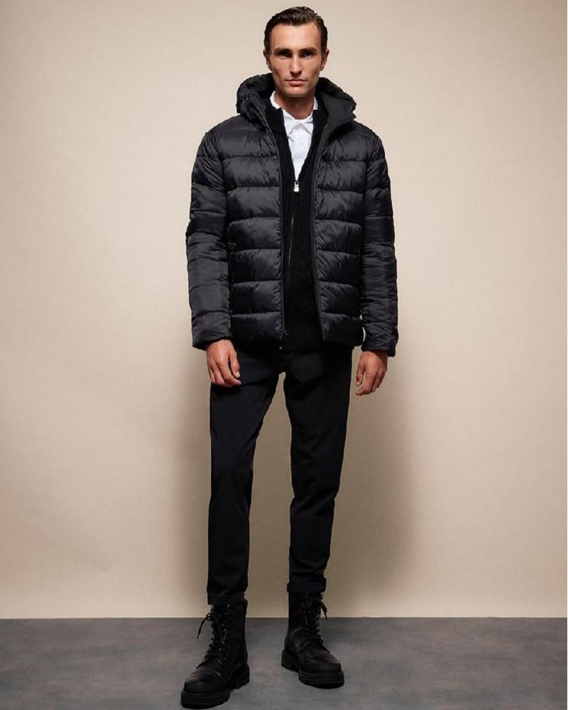 SPLENDID S' Ανδρικό κοντό μπουφάν με κουκούλα διπλής όψης - 54-201-078