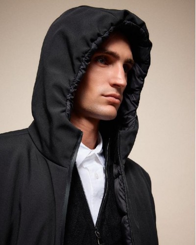 SPLENDID S' Ανδρικό κοντό μπουφάν με κουκούλα διπλής όψης - 54-201-078