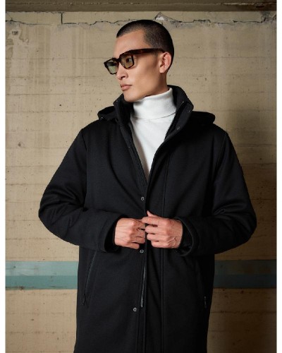 BISTON B' Ανδρικό demi παλτό με κουκούλα - 54-201-084
