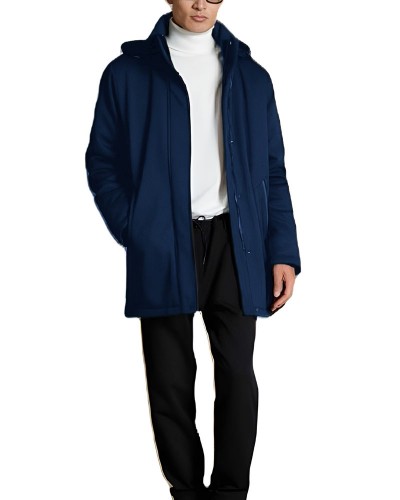 BISTON B' Ανδρικό demi παλτό με κουκούλα - 54-201-084