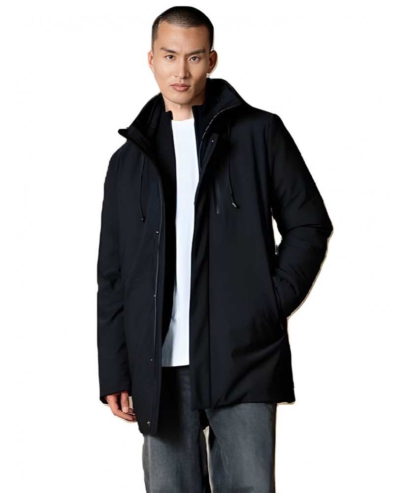 BISTON B' Ανδρικό demi μπουφάν με ενσωματωμένη κουκούλα - 54-201-101