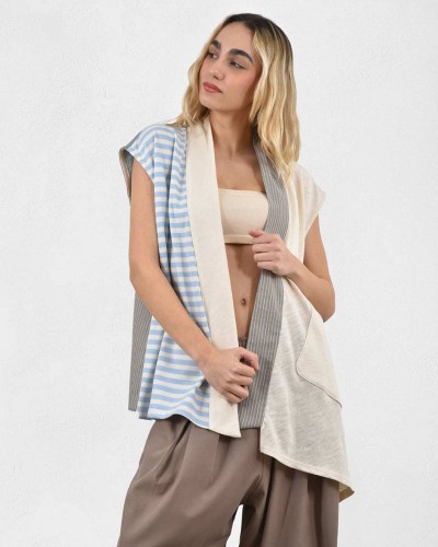 HEEL ΤΡΙΚΟΤ-ΒΟΥΑΛ ΖΑΚΕΤΑ ΑΜΑΝΙΚΗ ΠΟΛ/ΚΗ - 55-000005