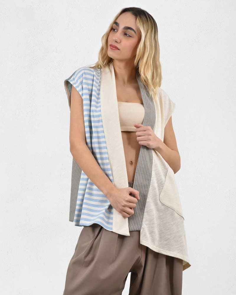 HEEL ΤΡΙΚΟΤ-ΒΟΥΑΛ ΖΑΚΕΤΑ ΑΜΑΝΙΚΗ ΠΟΛ/ΚΗ - 55-000005