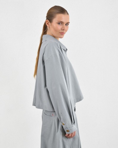 HEEL ΚΑΠΑΡΝΤΙΝΑ LCL ΠΟΥΚΑΜΙΣΟ CROPPED TOP - 55-169002