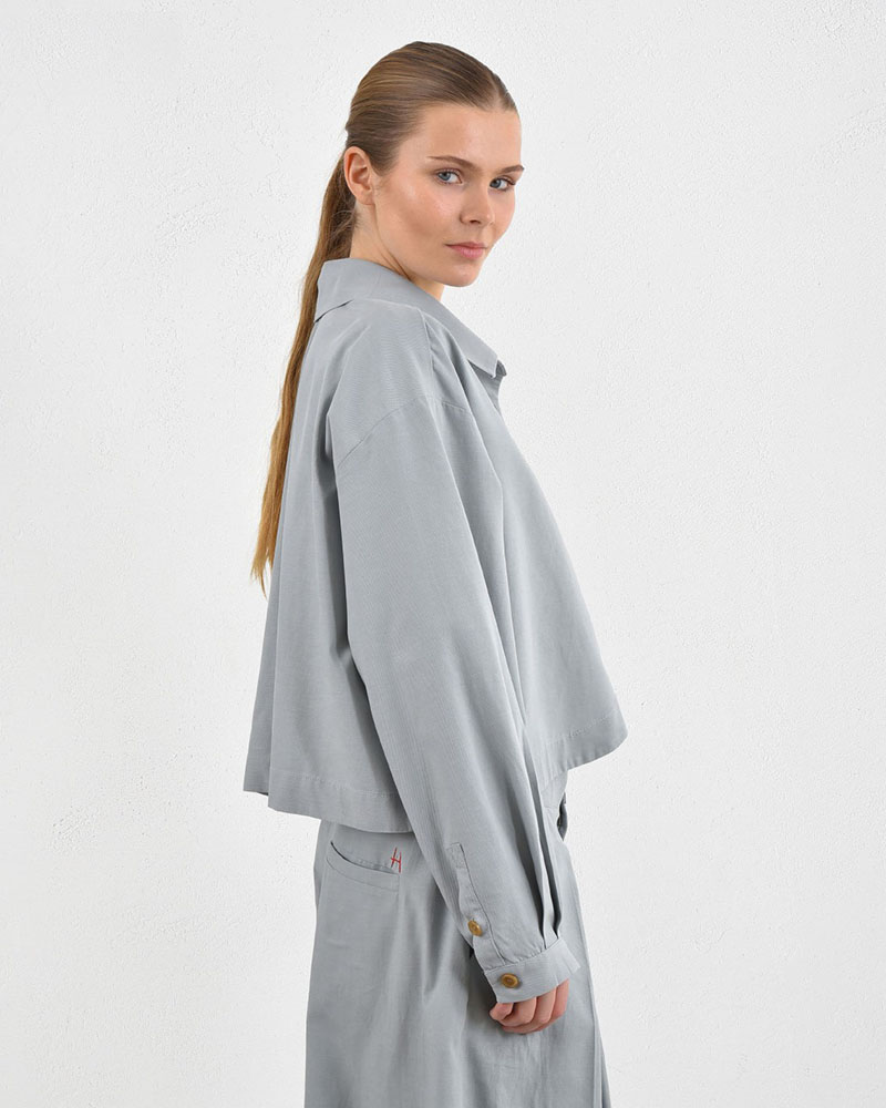 HEEL ΚΑΠΑΡΝΤΙΝΑ LCL ΠΟΥΚΑΜΙΣΟ CROPPED TOP - 55-169002