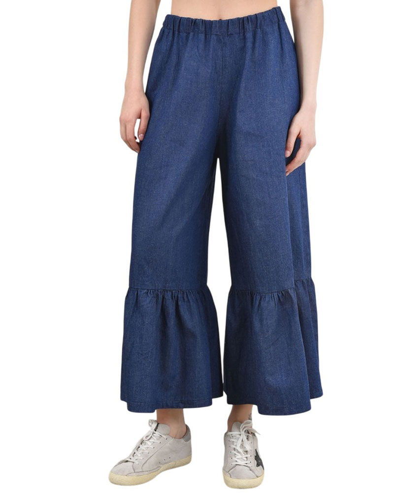 HEEL DENIM ΠΑΝΤΕΛΟΝΙ ΜΕ ΒΟΛΑΝ - 55-190001