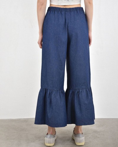 HEEL DENIM ΠΑΝΤΕΛΟΝΙ ΜΕ ΒΟΛΑΝ - 55-190001