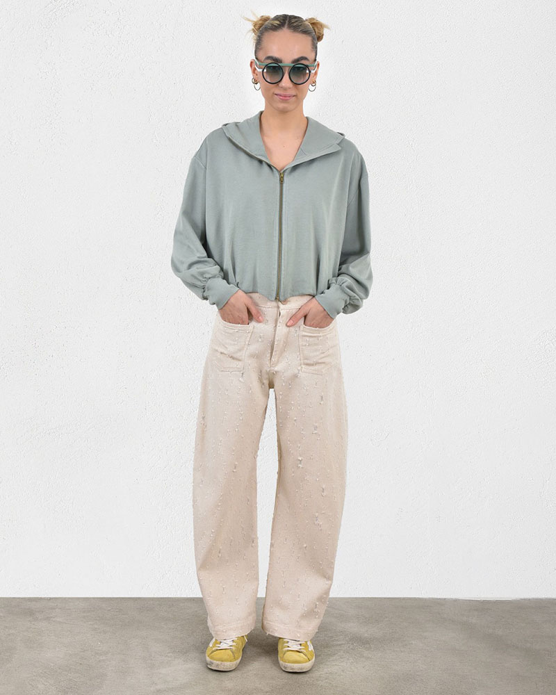HEEL ΦΟΥΤΕΡ ZAKETA CROPPED TOP - 55-216008