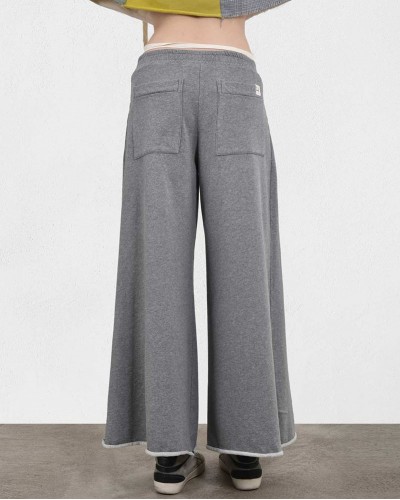 HEEL ΦΟΥΤΕΡ VELVET ΠΑΝΤΕΛΟΝΙ ΜΕ ΑΣΥΜΕΤΡΟ ΖΩΝΑΚΙ - 56-205006