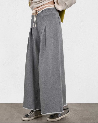 HEEL ΦΟΥΤΕΡ VELVET ΠΑΝΤΕΛΟΝΙ ΜΕ ΑΣΥΜΕΤΡΟ ΖΩΝΑΚΙ - 56-205006