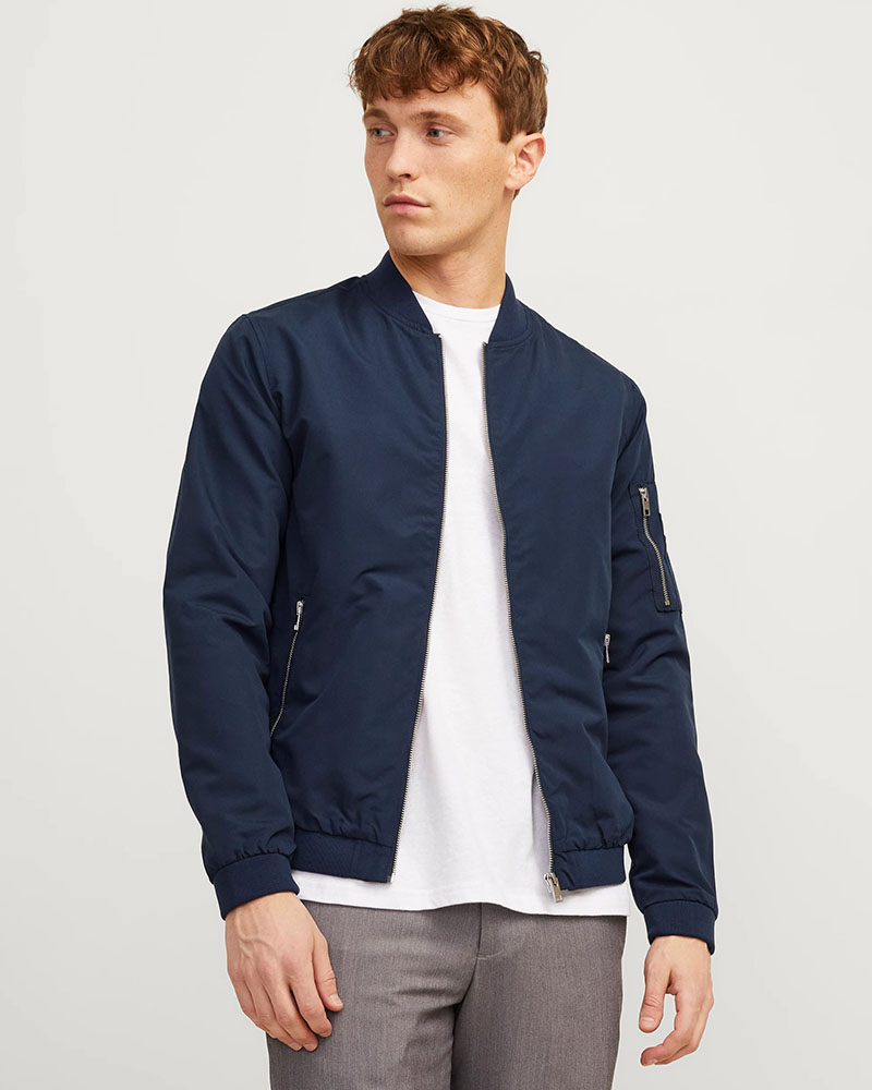 JACK & JONES JJERUSH BOMBER NOOS - 12165203