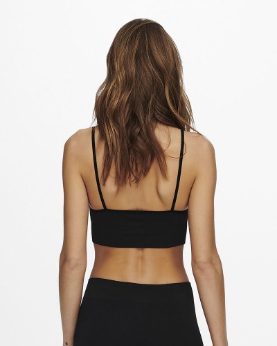 ONLY ONLVICKY RIB SEAMLESS VNECK TOP NOOS ACC - 15201539