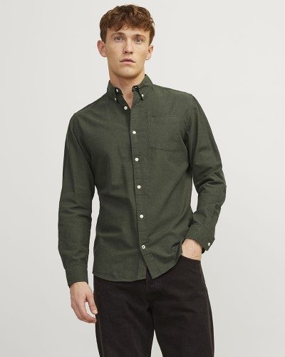 JACK & JONES JJEOXFORD SHIRT LS NOOS - 12182486