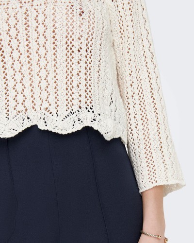 ONLY ONLNOLA 3/4 PULLOVER KNT NOOS - 15233173