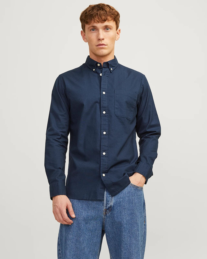 JACK & JONES JPRBLUBROOK OXFORD SHIRT L/S NOOS - 12192150