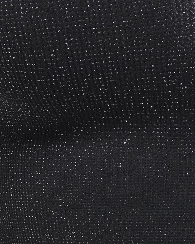 ONLY ONLVICKY GLITTER SEAMLESS V-NECK TOP ACC - 15245895