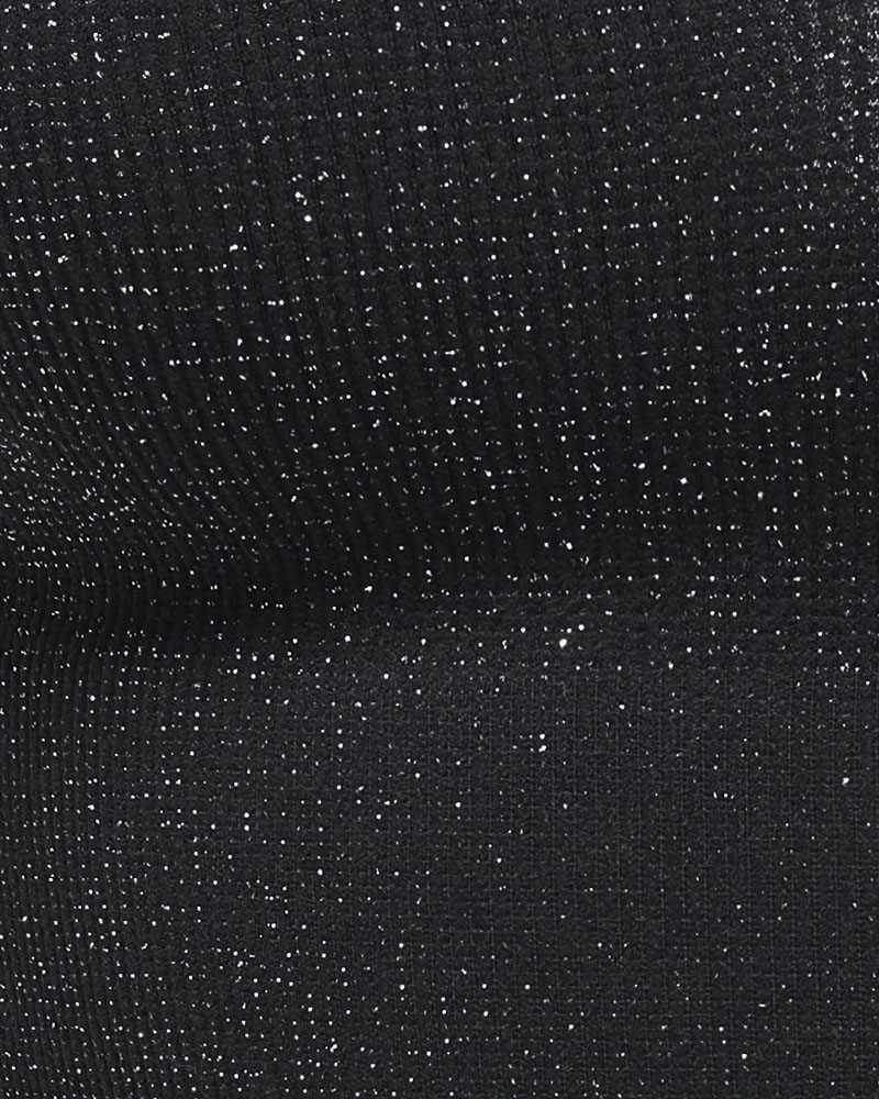 ONLY ONLVICKY GLITTER SEAMLESS V-NECK TOP ACC - 15245895