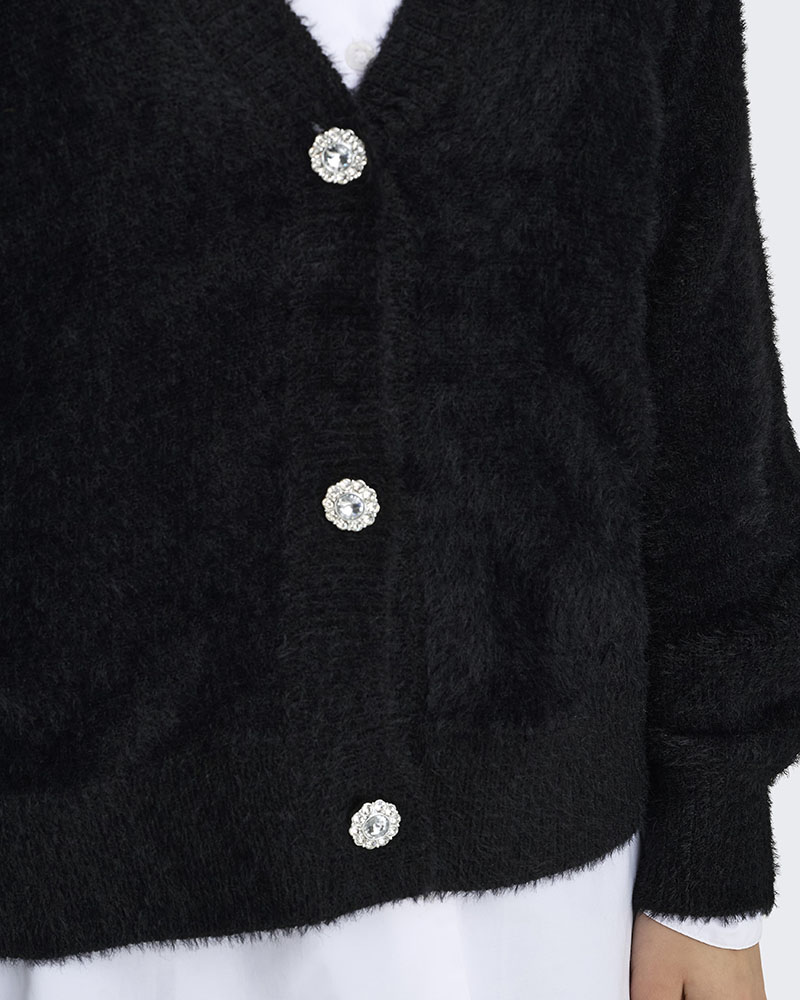 ONLY ONLELLA PIUMO LS CARDIGAN KNT - 15259564