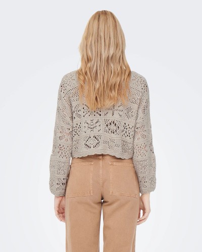 ONLY ONLBEACH 7/8 TIE CARDIGAN KNT NOOS - 15257604