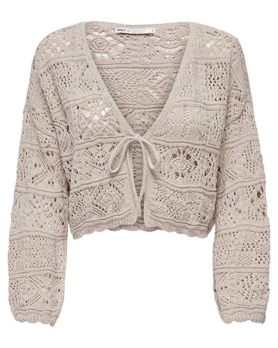 ONLY ONLBEACH 7/8 TIE CARDIGAN KNT NOOS - 15257604