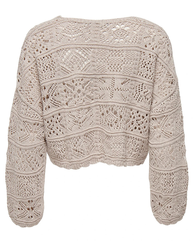 ONLY ONLBEACH 7/8 TIE CARDIGAN KNT NOOS - 15257604