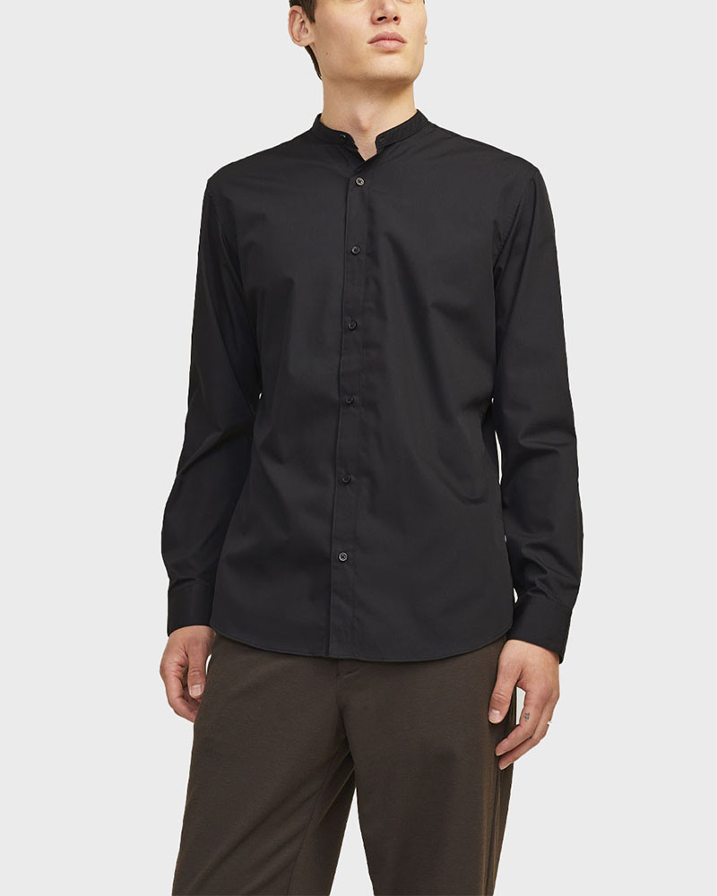 JACK & JONES JJJOE SHIRT LS PLAIN MAO - 12205921